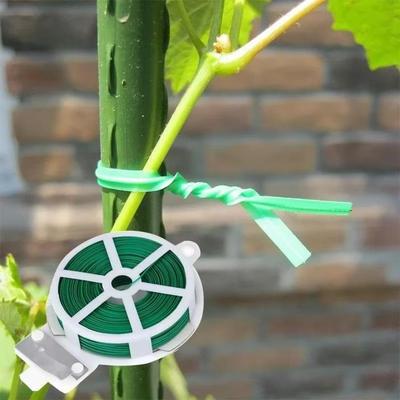 50/100M Nylon Power Drahtschlaufe Band Blume Kabelbinder Draht Multifunktionsgurte Befestigungselement Wiederverwendbare Gartenkabelbinder Band Halterungen