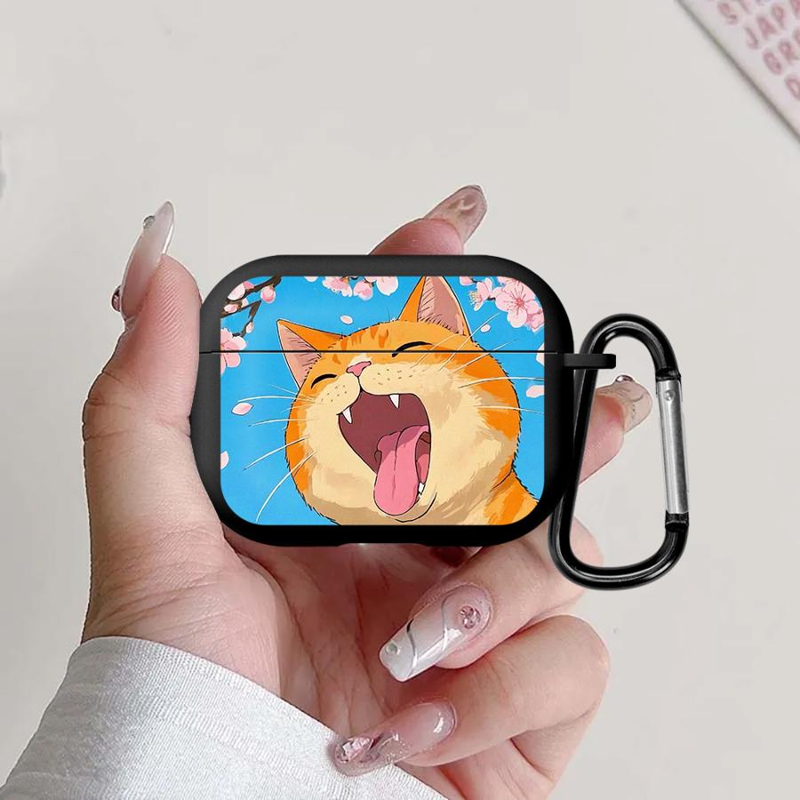 

Garden Cat Case For Airpods 3 2 Pro Pro2 Pro3 4 1 Earphone Cases Cover Airpods Pro