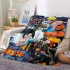 1pc Narutos Evolutionary Journey Flannel Blanket for Super Soft Cute Comfort Blanket for Travel Bedding Couch Sofa Blanket Y72347