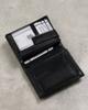 Black Leather Men's Wallet with RFID Protect - Cavaldi