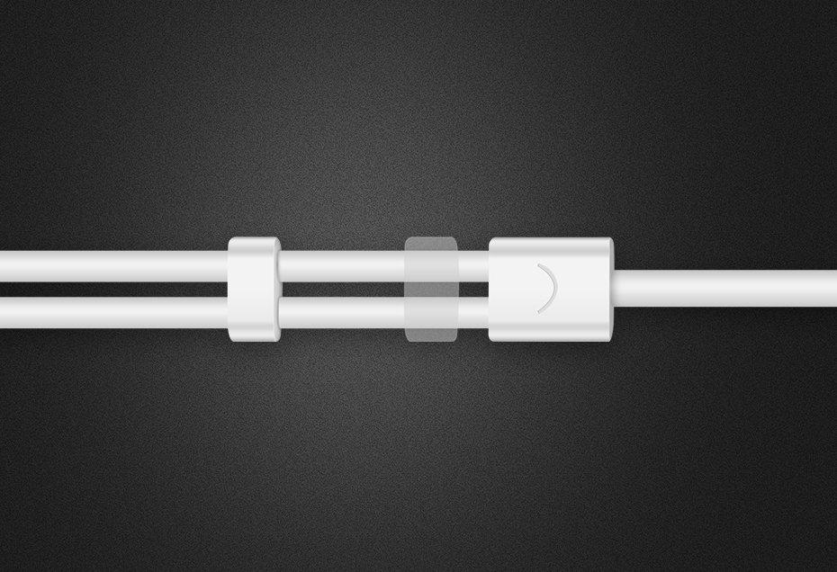 Headphone Splitter Adapter Mini Jack 3.5mm Aux Microphone Silver