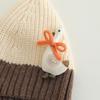 Cute Baby Knitted Hat Winter Warm Beanie Cap with Earflap Cartoon Animal Kids Boy Girl Ear Protection Hats