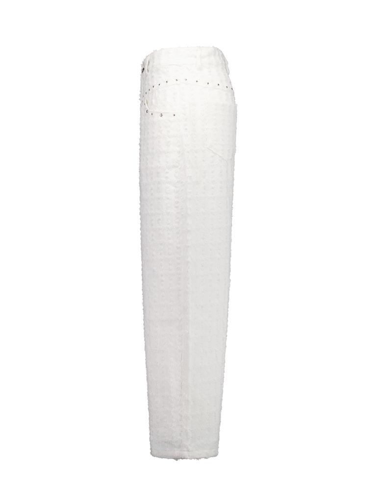 SETUP-EXE Destroyed Pants / Off White