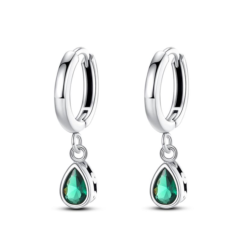 925 Silver Simple Sun Small Sugar Cube Star Moon Women Earring Brilliant Wedding Engagement Star Earrings Jewelry Gifts