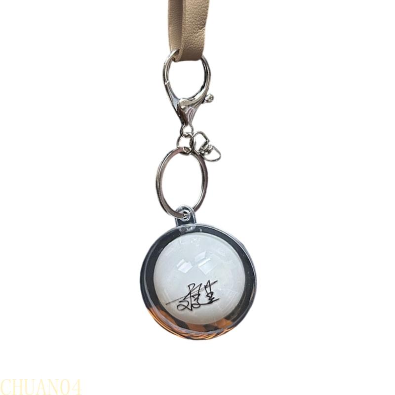 A1A2 Ball Keychain Pendant Handbag Keyring Decoration Table Tennis Car Holder Bag Pendant Keychain Decoration