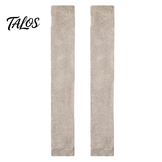 Warmth Locking Legging Socks Thickened Over-the-knee Leg Warmers for Women, Soft Thermal Sleeves, Outdoor Cold Protection Leggings Anti-slip Long Knee