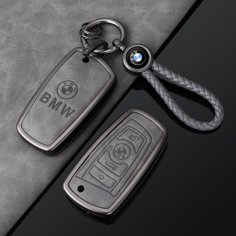 Heiß 2025 Leder Auto Schlüsselanhänger Hülle Schutzhülle Schale für BMW 1 3 5 7 Serie X1 X3 X4 X5 F10 F15 F16 F20 F30 F18 F25 M3 M4 E34 Acc