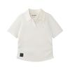 Fusion Workwear Slim Fit Solid Color Polo Shirt Women Tops T11W623107BWT