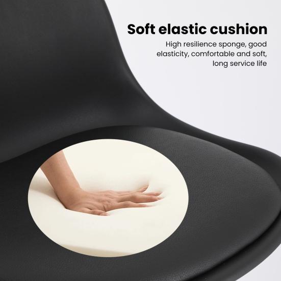 Bar Stools Set of 2 Faux Leather Counter Height Barstools with Back & Footrest Height Adjustable Swivel Bar Chairs Modern Armless Island Stool