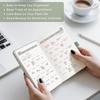 2026 Pocket Calendar for Purse - 4.3" x 6" A6 Small Mini Weekly and Monthly Planner, Jan-Dec 2026, 100GSM Thick Paper, Leather Hardcover, Colorful