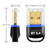 USB BT 5.4 Dongle Adapter BT Adapter Supports Windows 11/10/8.1 BT 5.4 Dongle Receiver for PC Speaker Wireless Mouse Keyboard