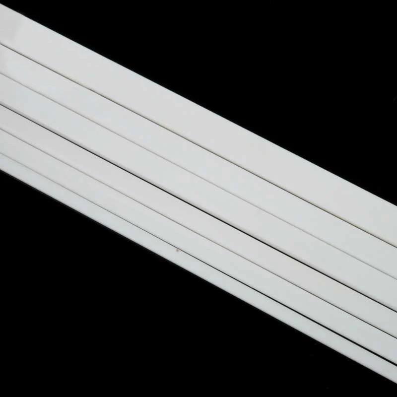 5-100pcs Architectural Model Making Rods , White ABS Square Plastic Sticks for Precision DIY Projects & Prototyping