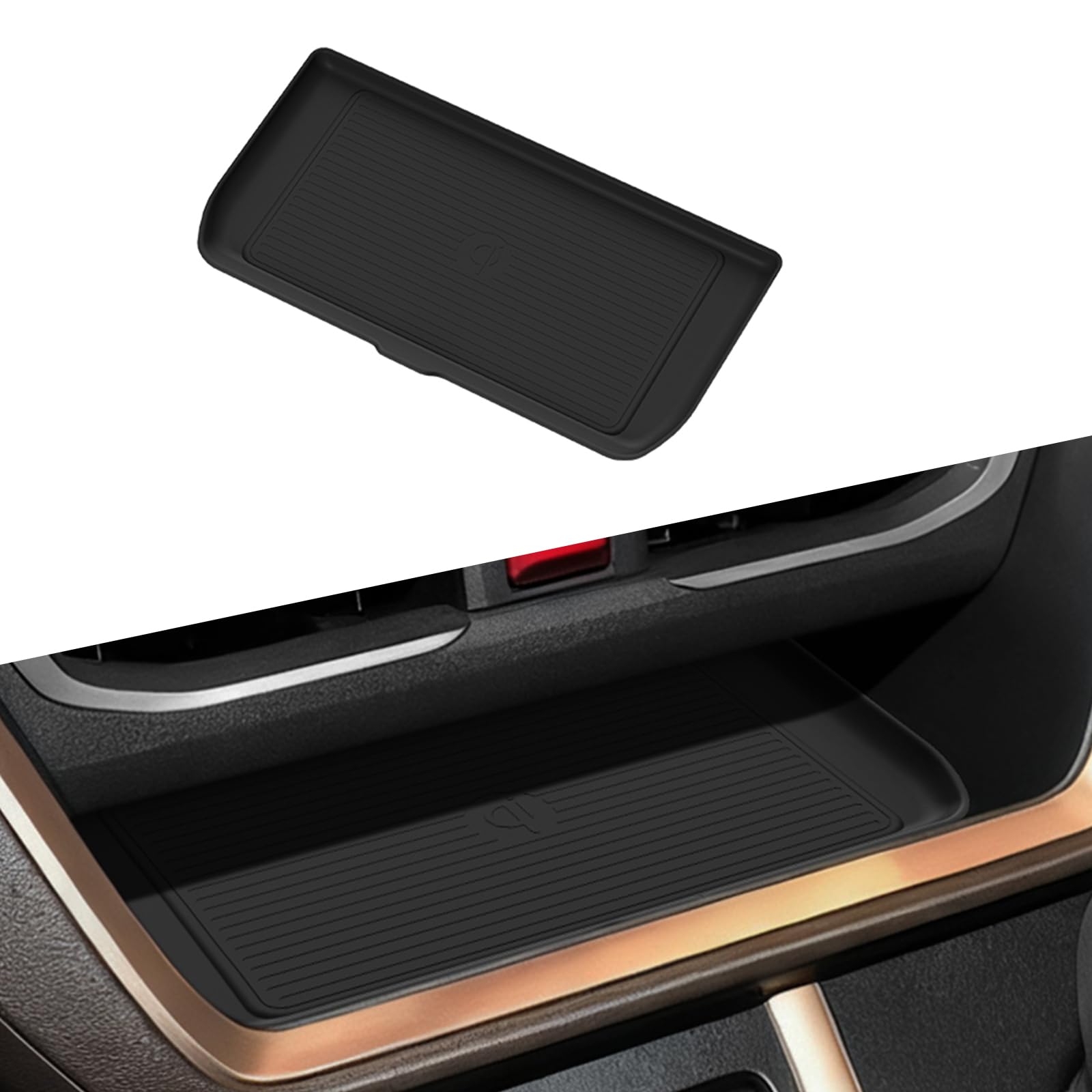 

ZUNDUO Wireless Charging Storage Box for Daihatsu New Move 7th Generation LA850S Console Storage Easy Noise Shock Scratch Scratch Simply Place It чёрный