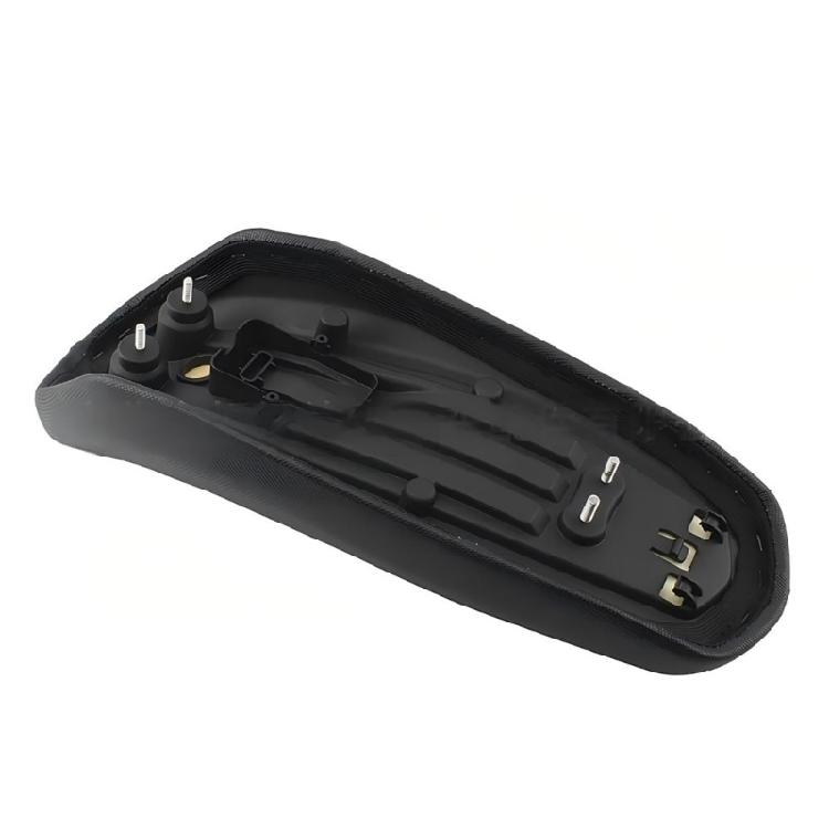Worn Motorcycle Seat Cushion Replacement with Patterned Quilted Detail and Stitched Perimeter for X160 X260 Custom Bike Restoration