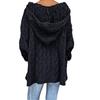 Women's Fashionable Long-sleeved Woven Floral Pullover Knitted Sweater Sweater Top