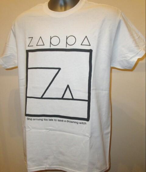 Ship Arriving Too Late To Save A Drowning Witch Music T-shirt Frank Zappa W135 S
