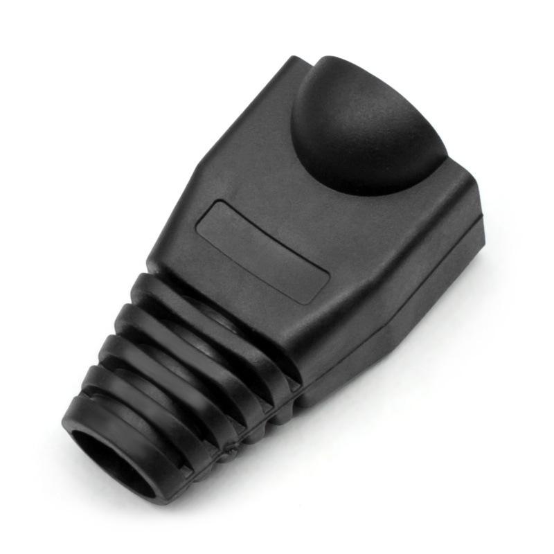 

Yongwei RJ45 Crystal Head Dustproof Cover for Cat5/Cat6 Network Cables, OD6.0. чорний