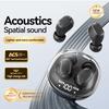 Bluetooth Wireless Earbuds with Transparent LED Lights, Smart Noise Cancelling, Hi-Fi Sound & Long Playtime for Sports Daily Use