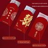 Wedding Red Envelopes Set: Large, Medium, Small Double Happiness Door Blocking Lai See