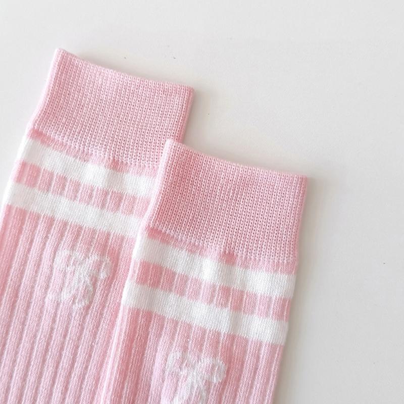 Pair Knee Length Socks Kids Long Socks Elastic Over the Knee Socks Breathable for Ages 3 To 12 Perfect for Everyday Wear