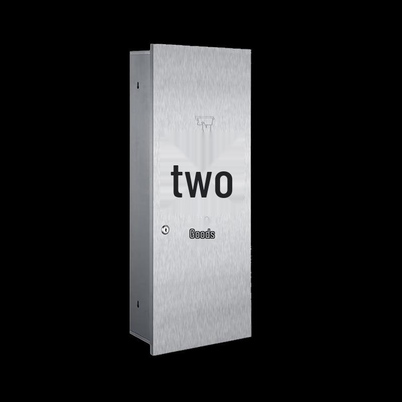 Juyuan Stainless Steel Bathroom Tissue Box with Trash Can