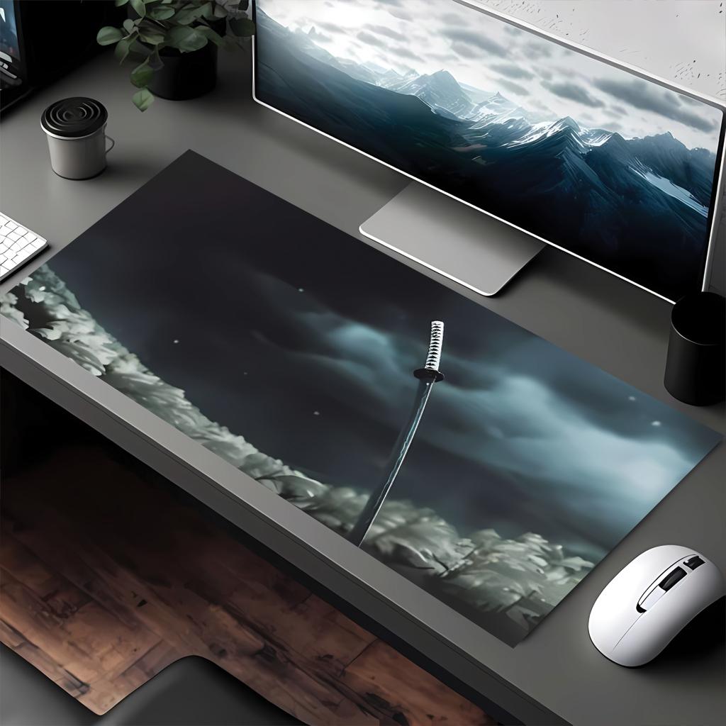 Super beautiful Japanese style Mouse pad large Mouse pad Samurai Mouse pad DESMAT full size model