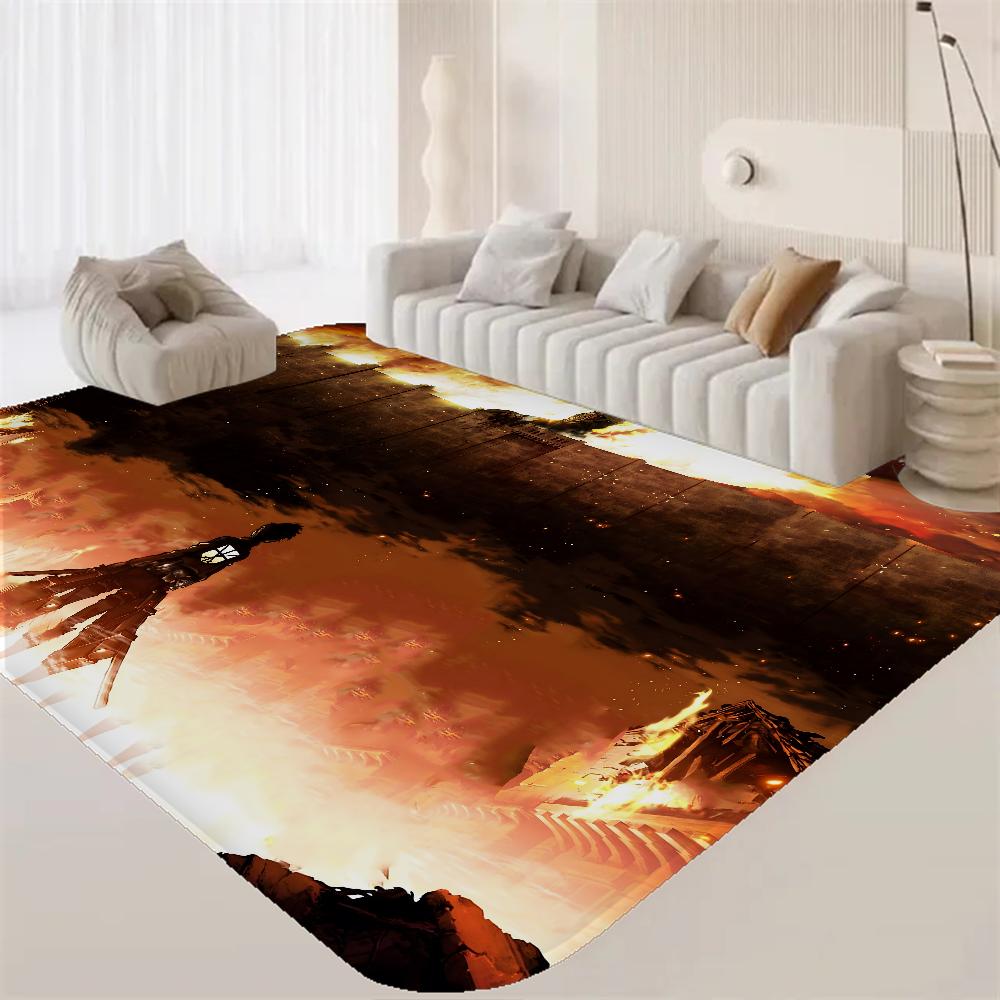 A-Attack On T-Titan Room Mats Retro Multiple Choice Living Room Kitchen Rug Non-Slip Welcome Rug