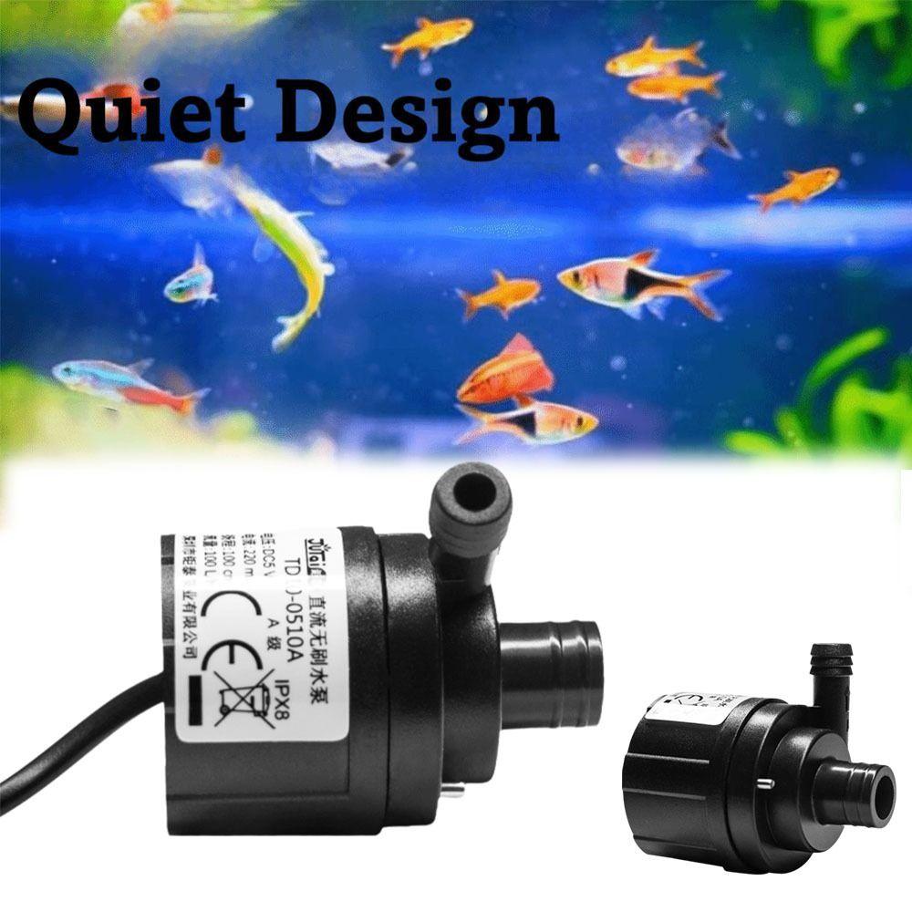 Brushless Motor Water Pump Ceramic Shaft Submersible Pump Micro Pump for 2w/0.5w Water Circulation