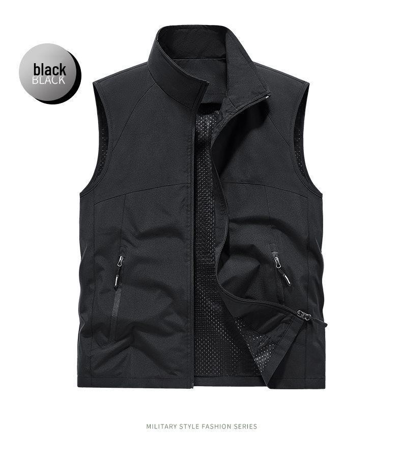 New Cross-Border Outdoor Work Vest for Middle-Aged and Young - Casual Loose Fit