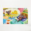 60 Pezzi/Scatola Puzzle in Legno Cartoni Animati per Bambini Puzzle Animali Zodiaco Cinese Giocattoli Educativi per l'Apprendimento Precoce con Scatola di Ferro
