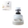 White Anti-splash Tap Water Filter Nozzle  Household Tap Water Filtration and Pressurization