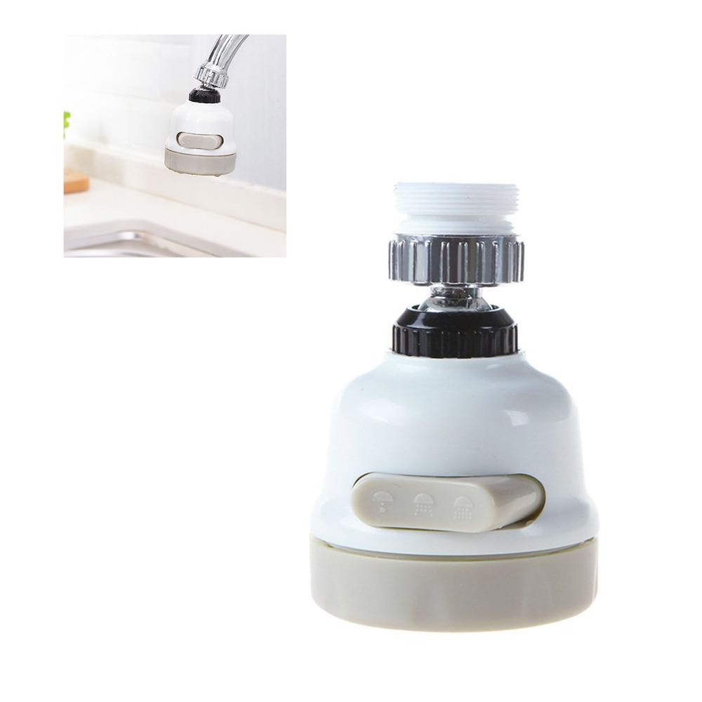 White Anti-splash Tap Water Filter Nozzle Household Tap Water Filtration and Pressurization