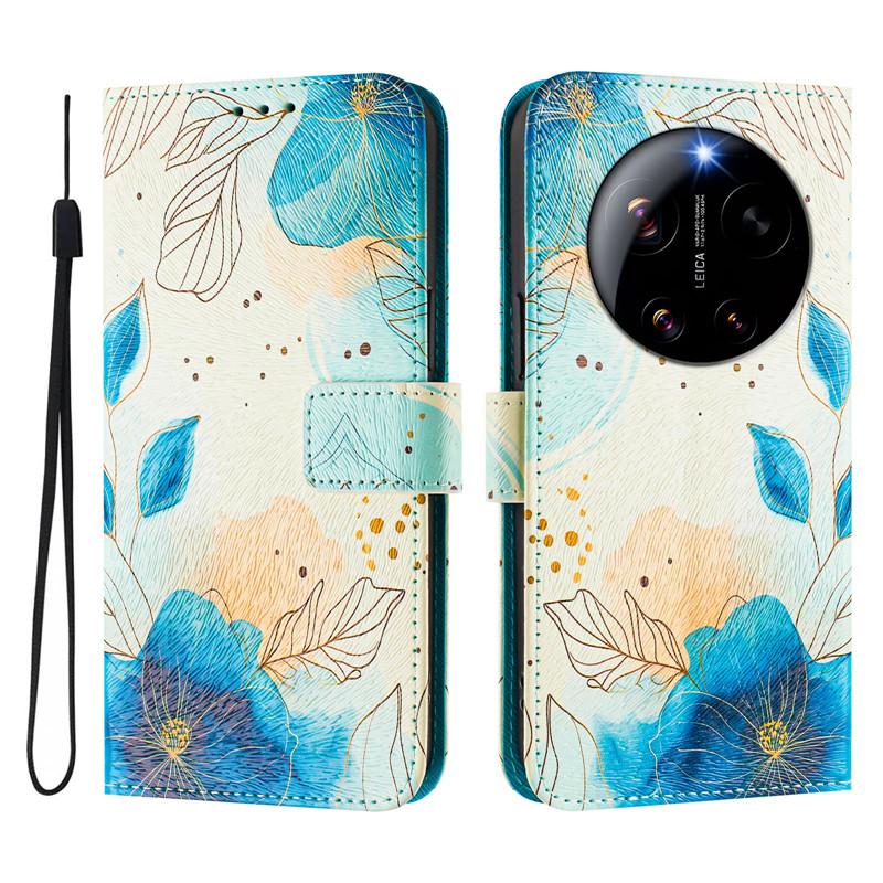 For Xiaomi 17 Ultra Fundas Leather Phone Case for Xiomi Mi 17 Pro Max 17Ultra 5G Coque Flip Cover Wallet Magnetic Painted Cases