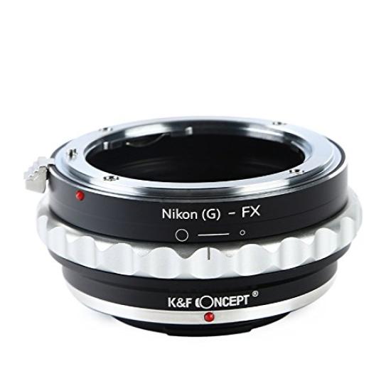 Nikon AI G Lens To Fuji X FX Mount Adapter with Lens Cloth K&F Ng-fx (KFFX)