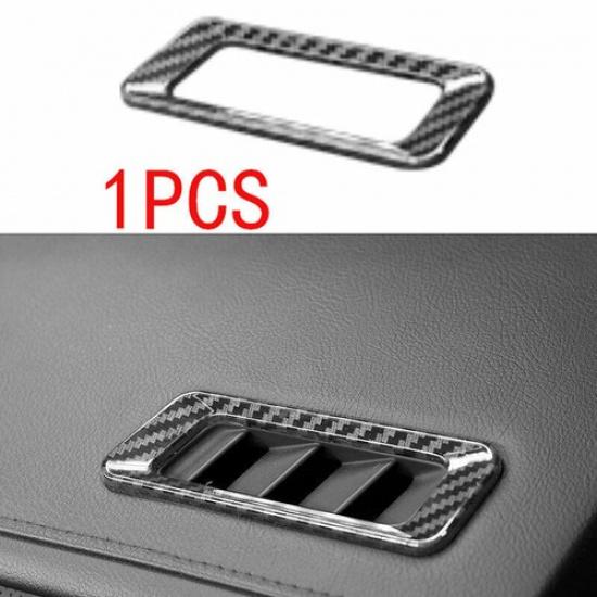 For Cadillac XT5 2016-  ABS Carbon Fiber Dashboard Air Outlet Vent Trim