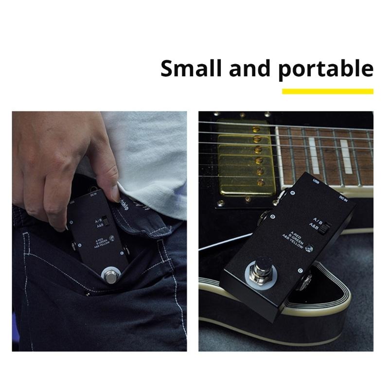 Effects Pedal ABY Line Guitar Effect Pedal,Guitar Pedals ABY Box Line Selector AB Switch Small Guitar Effect Pedal