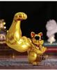 Robust Cat Figurine: Strong, Good Luck Welcoming Gift for Shops with Functional Cash Register Ornament