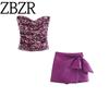 Zbzr Spring New Arrival Women's Clothing with Puff On the Tree Tube Top Stylish Sequin Short Version Tops 07969268620