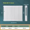 ZHANDUO Wall-Mounted Steel Water Circulation Radiator