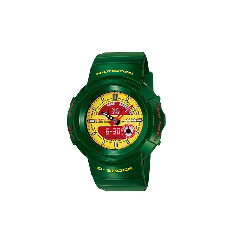 

Casio DIGITAL Series-Disc Quartz Movement Resin Strap Japanese and Korean Watch Men s Watch Green Dial AW-582CC-3AJF зелений
