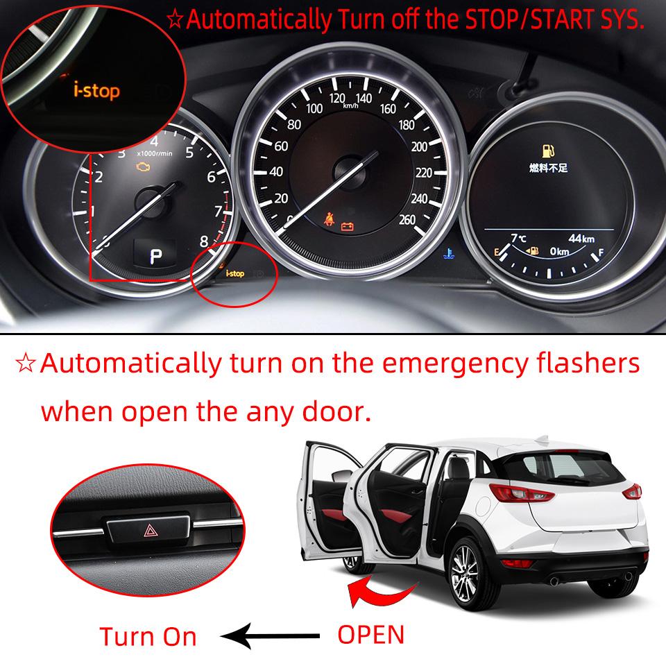 i-stop Disabler Controller For Mazda CX-5 CX5 2013-2025 Automatically Stop Start System Off Closer Multifunction OBD Plug Socket