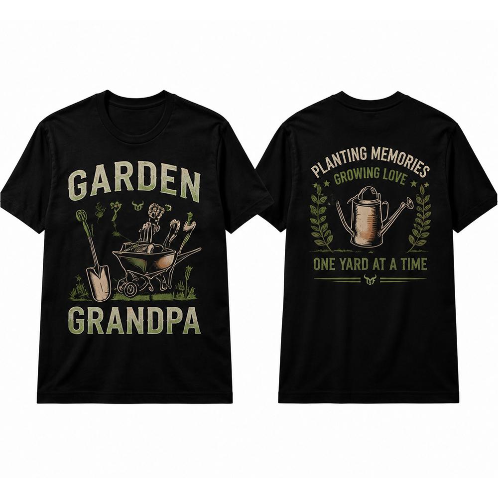 Vintage Garden Tools Tshirt Unisexs Summer Funny Lawn Care Tool Graphic Short Sleeves Top Unisexs And Unisexs Casual Crew Neck Tee