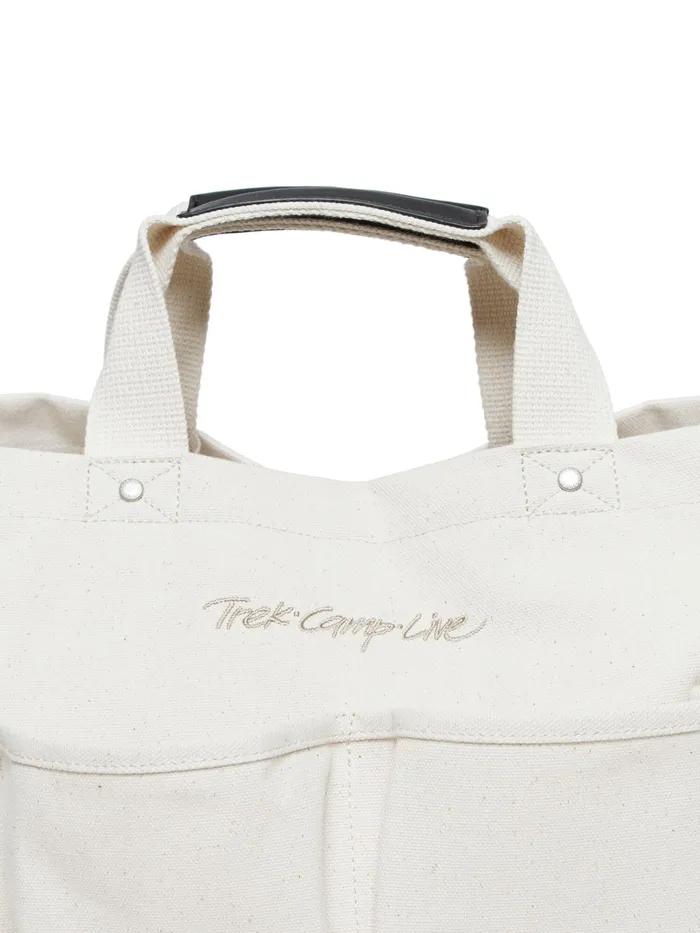 [Picnic] Out-pocket Tote Bag_Off White_OUA24B12W3