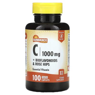 C + Bioflavonoidai ir Erškėtuogės, Dengtos tabletės 100 tablečių