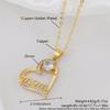 Shell Heart-shaped Peach-Flower Moon Flower Hollow Engraved Zircon Necklace