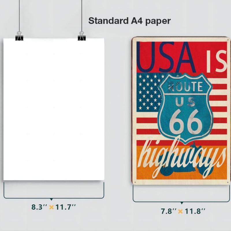 Vintage Metal Tin Signs Route 66 Posters Decor Metal Sign Plaque Vintage Retro Garage Wall Decor Fo Bar Club