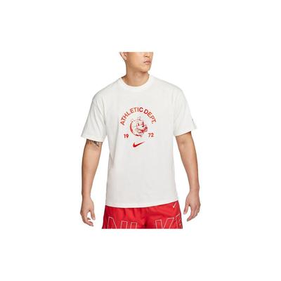 Maglione a Motivo con Stampa di Lettere Girocollo Largo Casual Morbido Confortevole Semplice Maglietta a Maniche Corte Uomo Top Bianco FJ5244-133