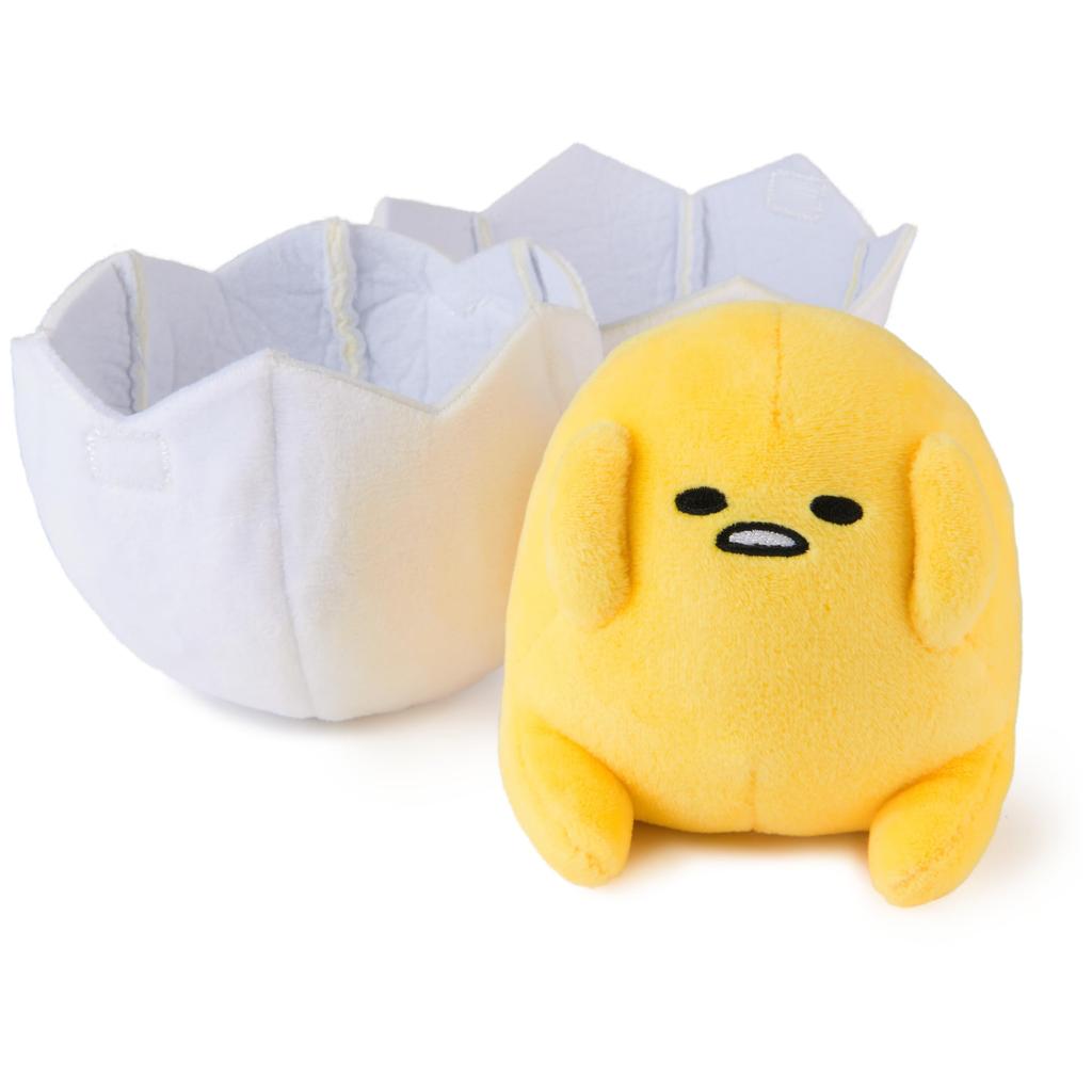 GUND Sanrio Gudetama Eggshell Plush Toy, 5-inch, Ages 1 Year and Up