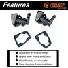 Set of 2 Windshield Washer Wiper Nozzle Compatible with 2008-2010 F250 F350 F450 F550 Super Duty
