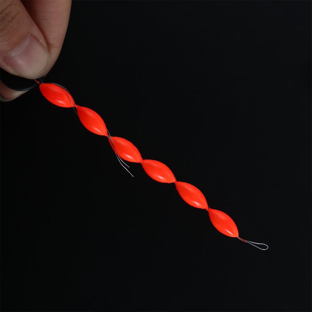 Float 6 In 1 Seven Star Float String Type Fishing Float Fishing Line Stopper Foam Space Bean